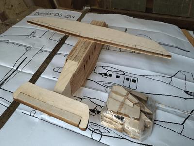 Dornier Do 228 Static Model Balsa Kit